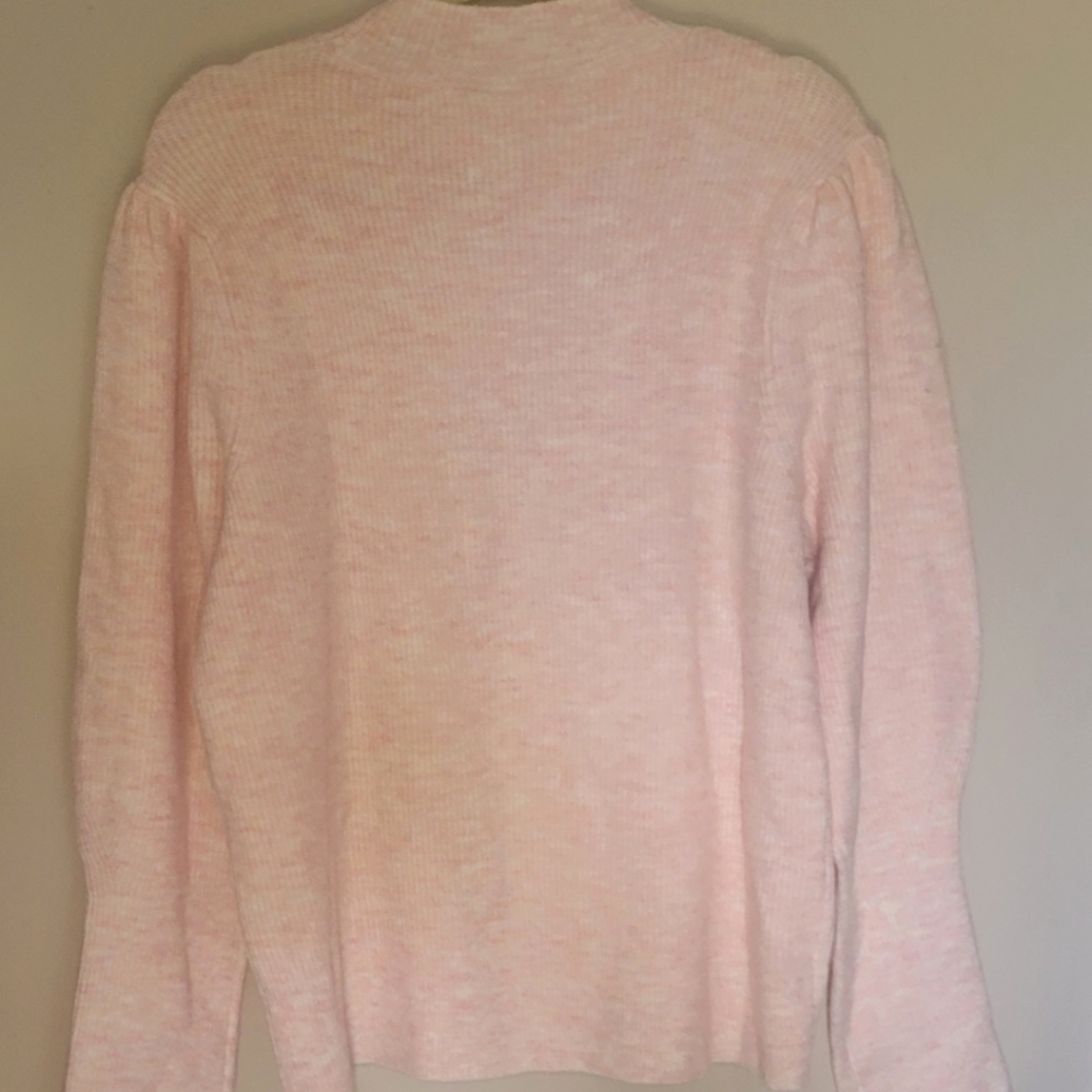NEW! ANN TAYLOR LOFT OUTLET Marled Knit Mock Neck Pullover Knit Sweater XL. - Picture 3 of 6